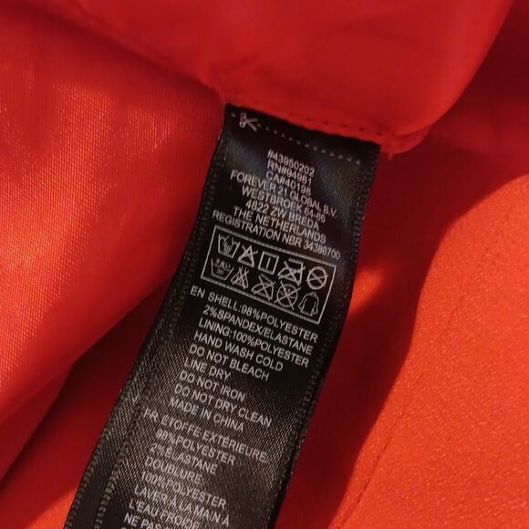 Forever 21 Neon Orange Blazer Y2K - Picture 7 of 8